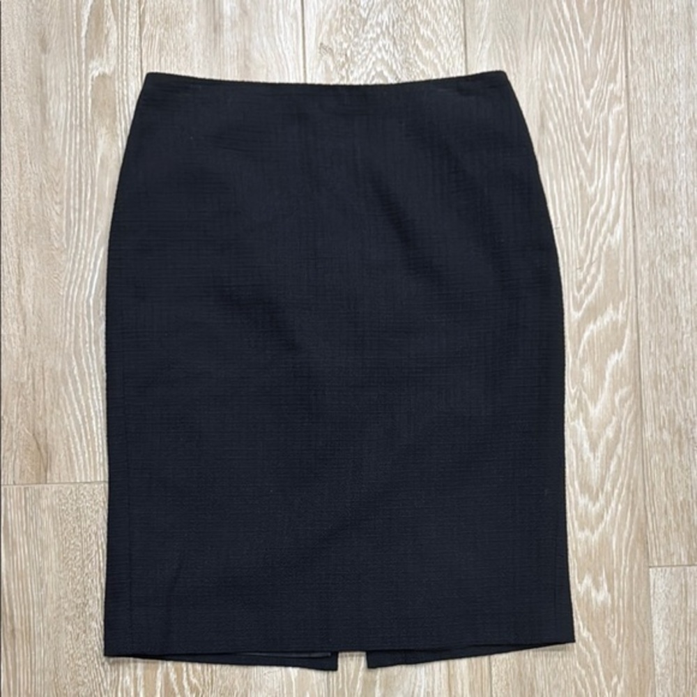Talbots Textured Black skirt 4